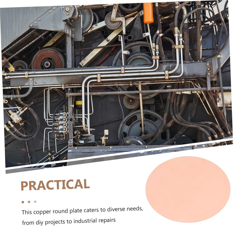 Polished Round Copper Sheet for Crafts and Industrial Repairs - Image 3
